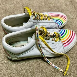 Old School VANS / Flour Shop Rainbow